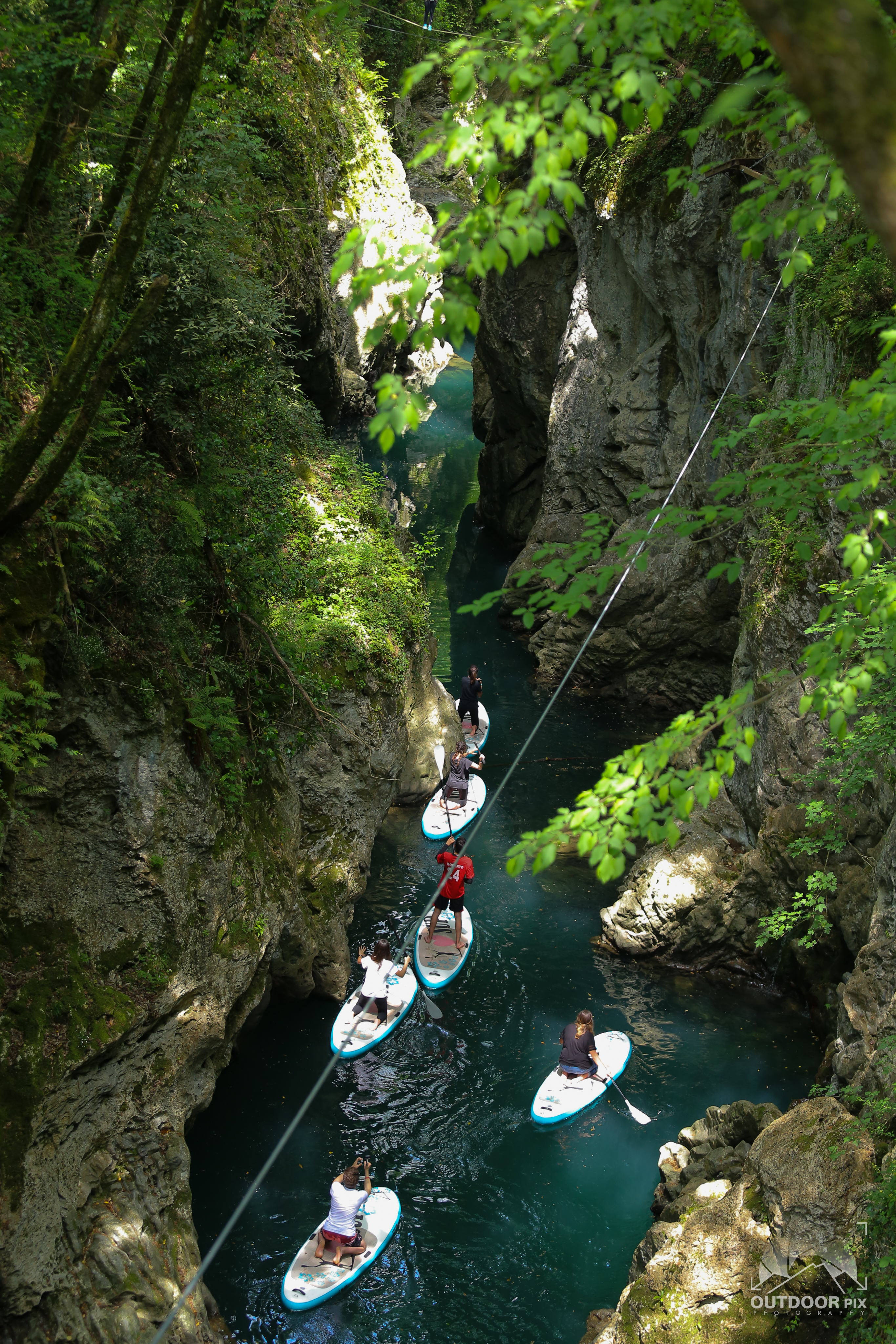 Team Building a Canyon Park